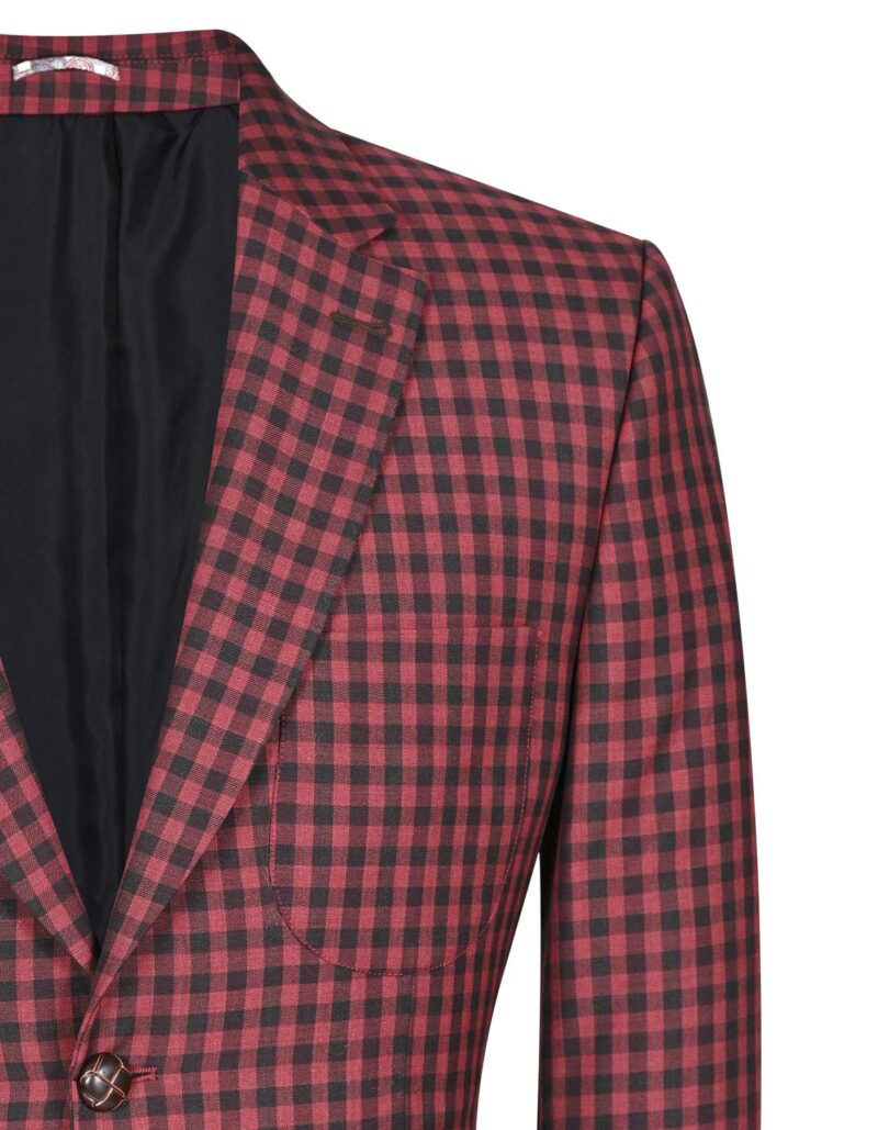Maroon Tailored Smart Fit Coat (Copy) - Image 2